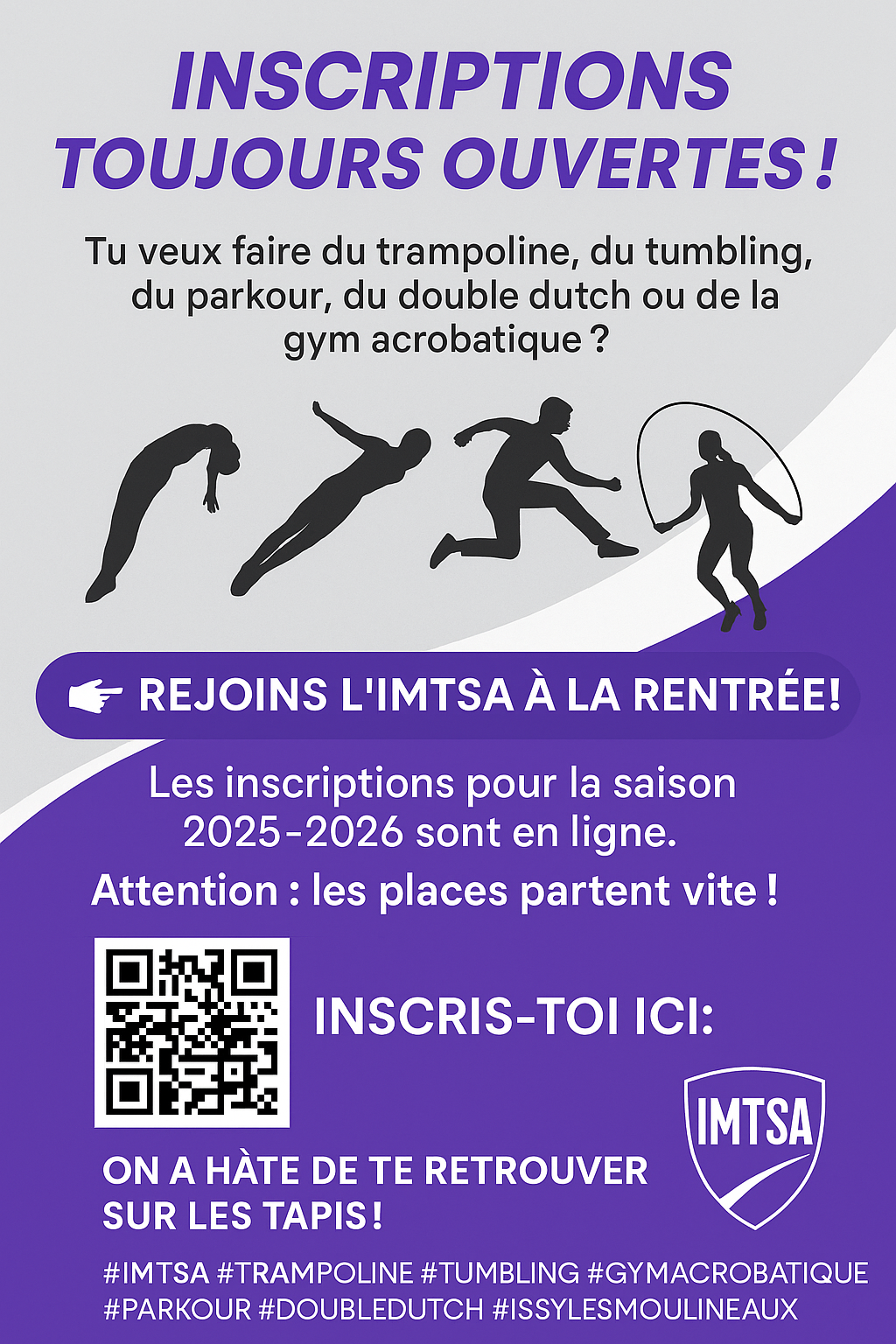 INSCRIPTION 2025-2026 – OUVERTES